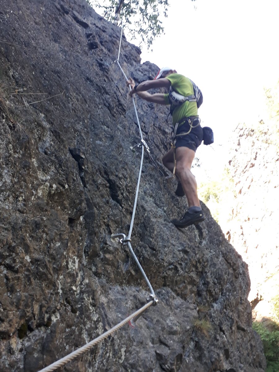 Via Ferrata, Tsekeissä