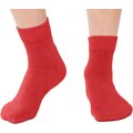 Plus12 cotton socks children's and women's Red