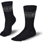 Knitido Merino & Cashmere Snowflakes Czarny