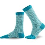 Knitido SILL 羊毛 & Cotton Crew Turquoise / Light green