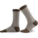 Knitido SILL 羊毛 & Cotton Crew Khaki / 白色