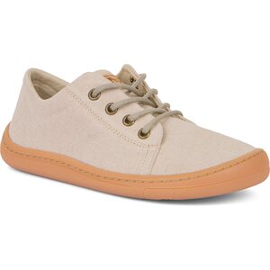 Froddo Barefoot Vegan Laces, Tan-Off White, 42