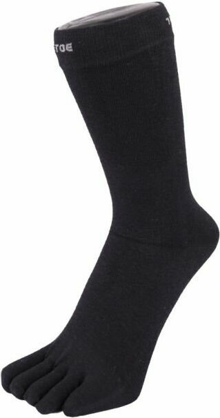 TOETOE Silk Mid-Calf Musta