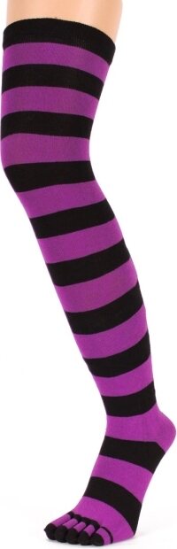 TOETOE Over-Knee Stripy Must/Fuksia