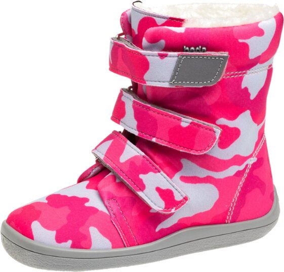 Beda Barefoot børnenes vinterstøvler Pink