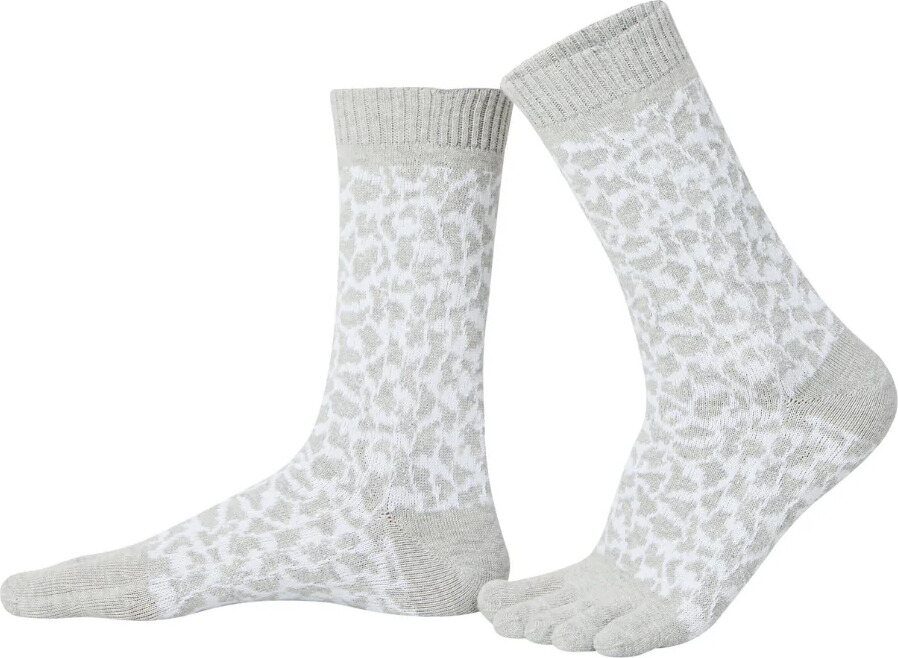 Knitido Trailer Garden Leopard Gri deschis & alb